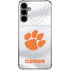Clemson University White Jersey Galaxy S24 Plus Clear Case